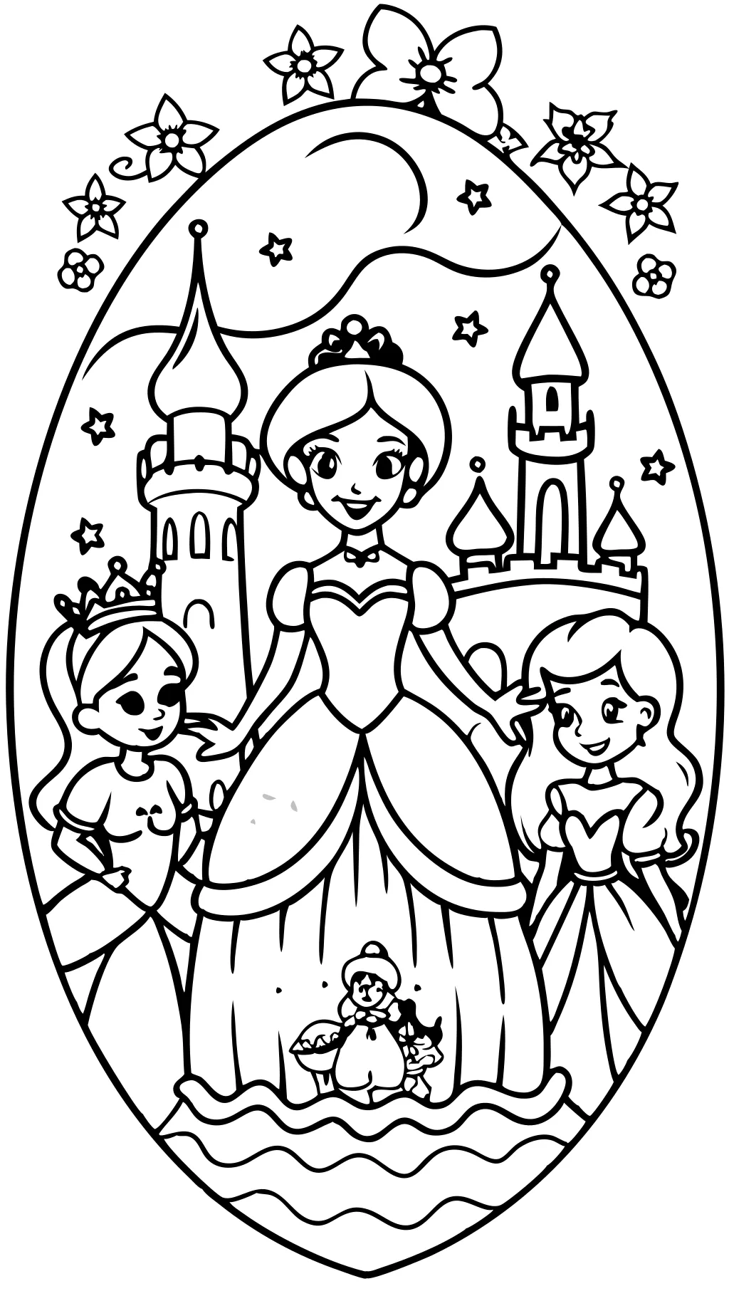 Páginas para colorear de Disney Princess gratis